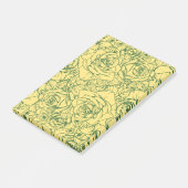 Bloemen Patroon 15 Post-it® Notes (Schuin)