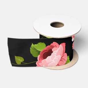 Bloemen Patroon 18 Satijnen Lint