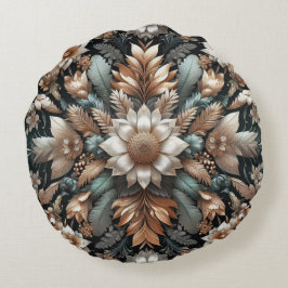 Bloemen Patroon 1 Rond Kussen