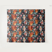 Bloemen Patroon 5 Tapijt Wandkleed (Voorkant (horizontaal))