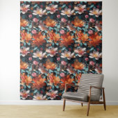 Bloemen Patroon 5 Tapijt Wandkleed (In situ)