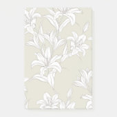 Bloemen Patroon 9 Post-it® Notes (Voorkant)
