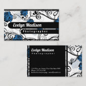 Bloemen Patroon Achtergrond C0945 Visitekaartje (Voorkant / Achterkant)