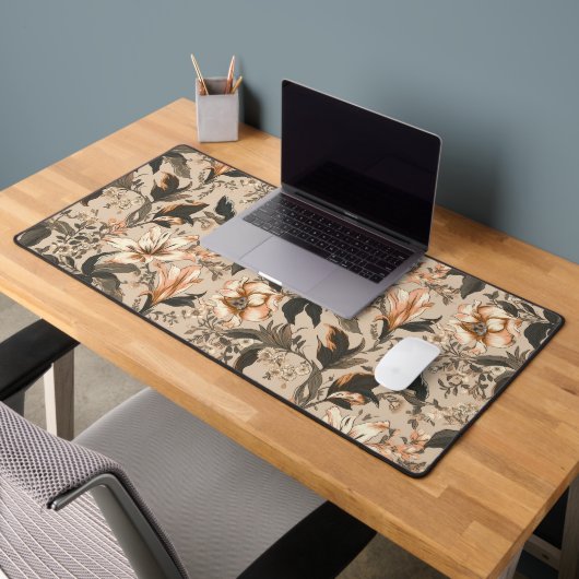 Bloemen Patroon Desk Mat (Kantoor 2)