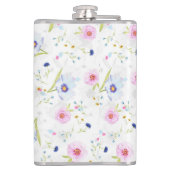 Bloemen Patroon Flask Heupfles (Achterkant)