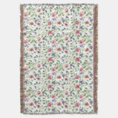 Bloemen patroon Heliotrope bloemen Deken (Voorkant Verticaal)