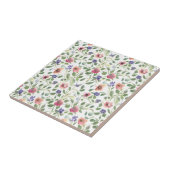 Bloemen patroon Heliotrope bloemen Tegeltje (Zijkant)