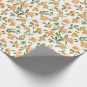 Bloemen Patroon Honeysuckle Flowers Cadeaupapier (Hoek)
