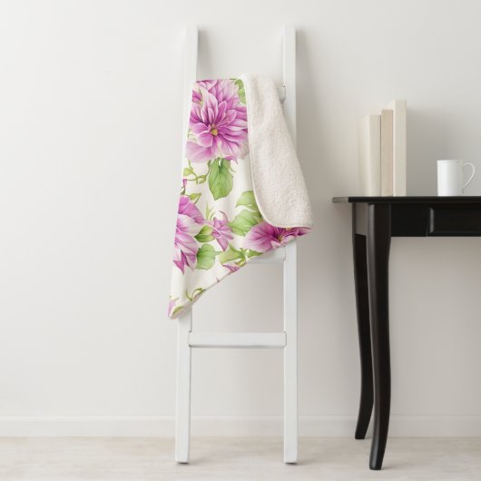 Bloemen Patroon I Lima Bloemen Sherpa Deken (In situ)