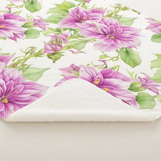 Bloemen Patroon I Lima Bloemen Sherpa Deken (3/4)