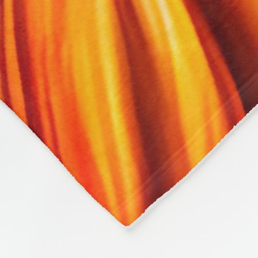 Bloemen patroon in boho stijl fleece deken (Hoek)