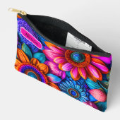 Bloemen patroon in boho stijl, personaliseerbaar etui (Open)