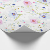 Bloemen Patroon Inpakpapier (Hoek)