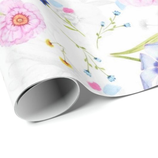 Bloemen Patroon Inpakpapier (Rol Hoek)