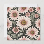 Bloemen patroon kaart (Achterkant)