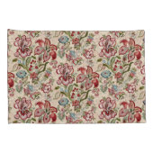 Bloemen Patroon Kleurrijke Trendy Bloemen Roze Gro Kussensloop (Achterkant-Rechts)