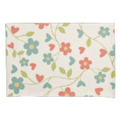 Bloemen Patroon Kussen Hoesje Kussensloop (Voorkant)