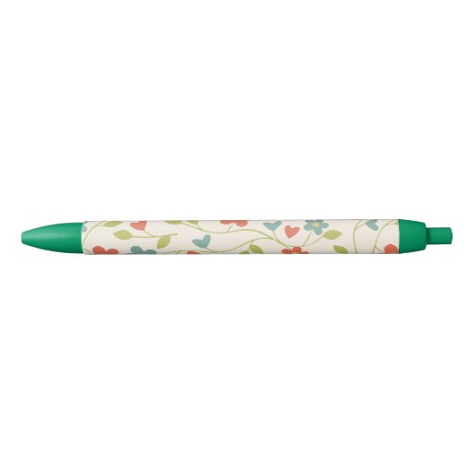 Bloemen patroon pen (Voorkant)