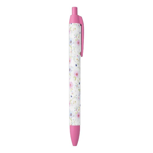 Bloemen patroon pen (Achterkant (Verticaal))