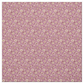 Bloemen patroon rode achtergrond Stof (Swatch)