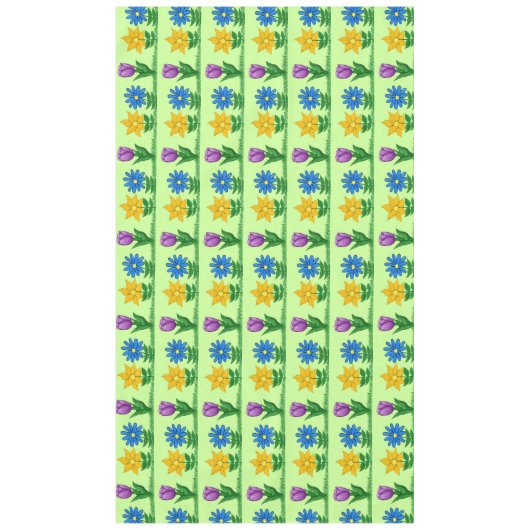 Bloemen Patroon Tafeldoek Tafelkleed (Voorkant)