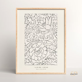 Bloemen Patroon Yatsuo no Tsubaki Taguchi Tomoki Poster