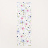 Bloemen Patroon Yoga Mat (Voorkant)