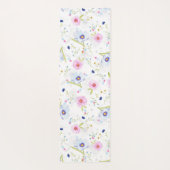 Bloemen Patroon Yoga Mat (Achterkant)