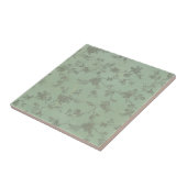  bloemen - Patroonontwerp voor Floral Retro Tegeltje (Zijkant)