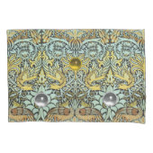 BLOEMEN, PAUWEN, DRAKEN, GELE WITTE EDELSTENEN KUSSENSLOOP (Voorkant-Links)