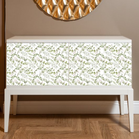 Bloemen Peaceful Green Leaves Decoupage Tissuepapier