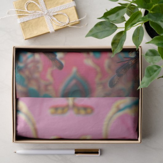  Bloemen Peacock Spider Decoupage Tissuepapier (Geschenk)