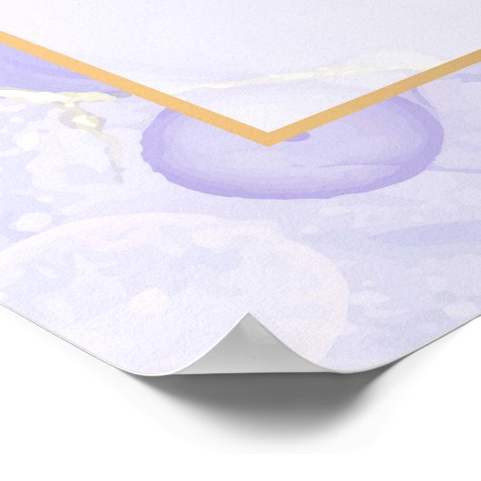 Bloemen Pensioen Party Welkomstbord Poster (Hoek)