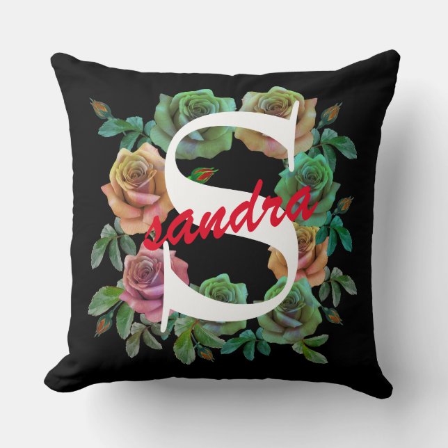 BLOEMEN PERSONALISEER AANDEDOENDE BRIEF KUSSEN (Voorkant)