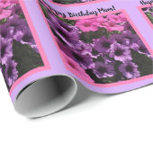  bloemen personaliseren verjaardagsbericht cadeau cadeaupapier (Rol Hoek)