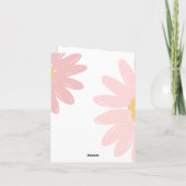 Bloemen Personeel Waardering Bedankkaart (Achterkant)