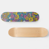 Bloemen Persoonlijk Skateboard (Horizontaal)