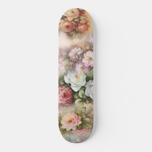  bloemen persoonlijk skateboard (Voorkant)