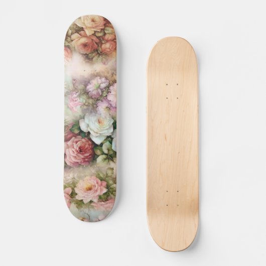  bloemen persoonlijk skateboard (Voorkant)