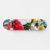 bloemen persoonlijk skateboard (Horizontaal)