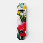 bloemen persoonlijk skateboard (Voorkant)