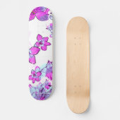bloemen persoonlijk skateboard (Voorkant)