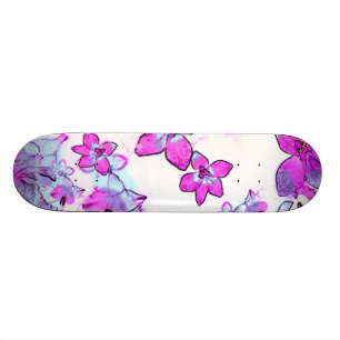 bloemen persoonlijk skateboard
