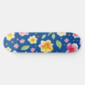 Bloemen Persoonlijk Skateboard (Horizontaal)