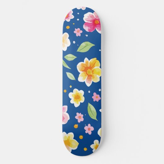 Bloemen Persoonlijk Skateboard (Voorkant)