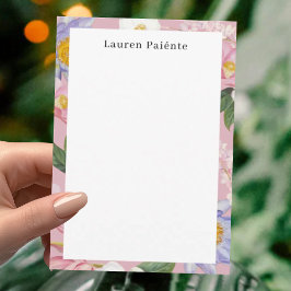 Bloemen Persoonlijke Briefpapier Notitiekaartje