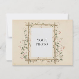 Bloemen Persoonlijke Foto Briefkaart