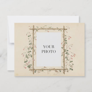 Bloemen Persoonlijke Foto Briefkaart