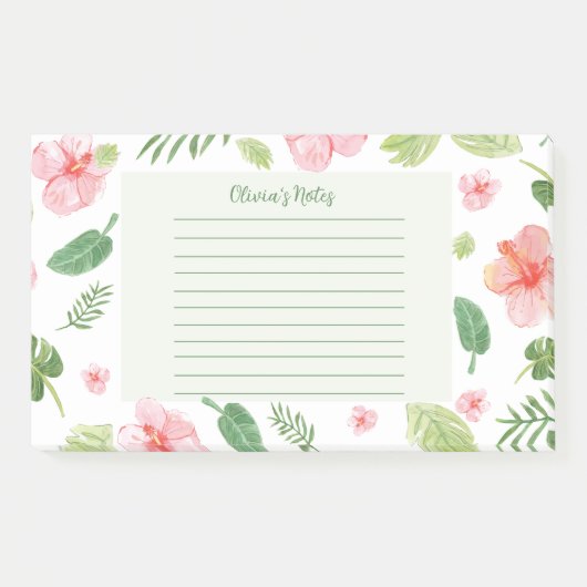 Bloemen Persoonlijke notities Post-it® Notes (Voorkant)