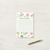 Bloemen Persoonlijke notities Post-it® Notes (Op bureau)